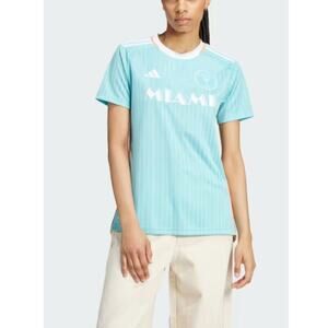 Adidas Women's Easy Mint Inter Miami 2024 Messi Archive Third Jersey Size XL